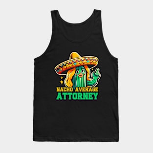 Cinco de Mayo Fiesta For Dad Attorney Nacho Average Tank Top